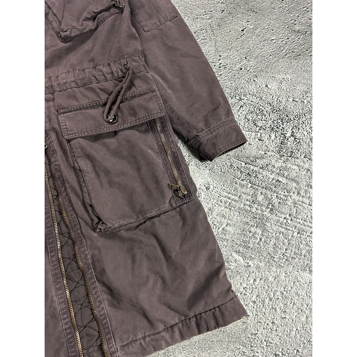 Dolce & Gabbana coat vintage utility miltary brown Y2K