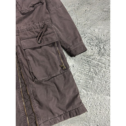 Dolce & Gabbana coat vintage utility miltary brown Y2K