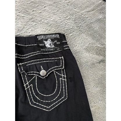 True Religion vintage black jeans denim pants Y2K Ricky