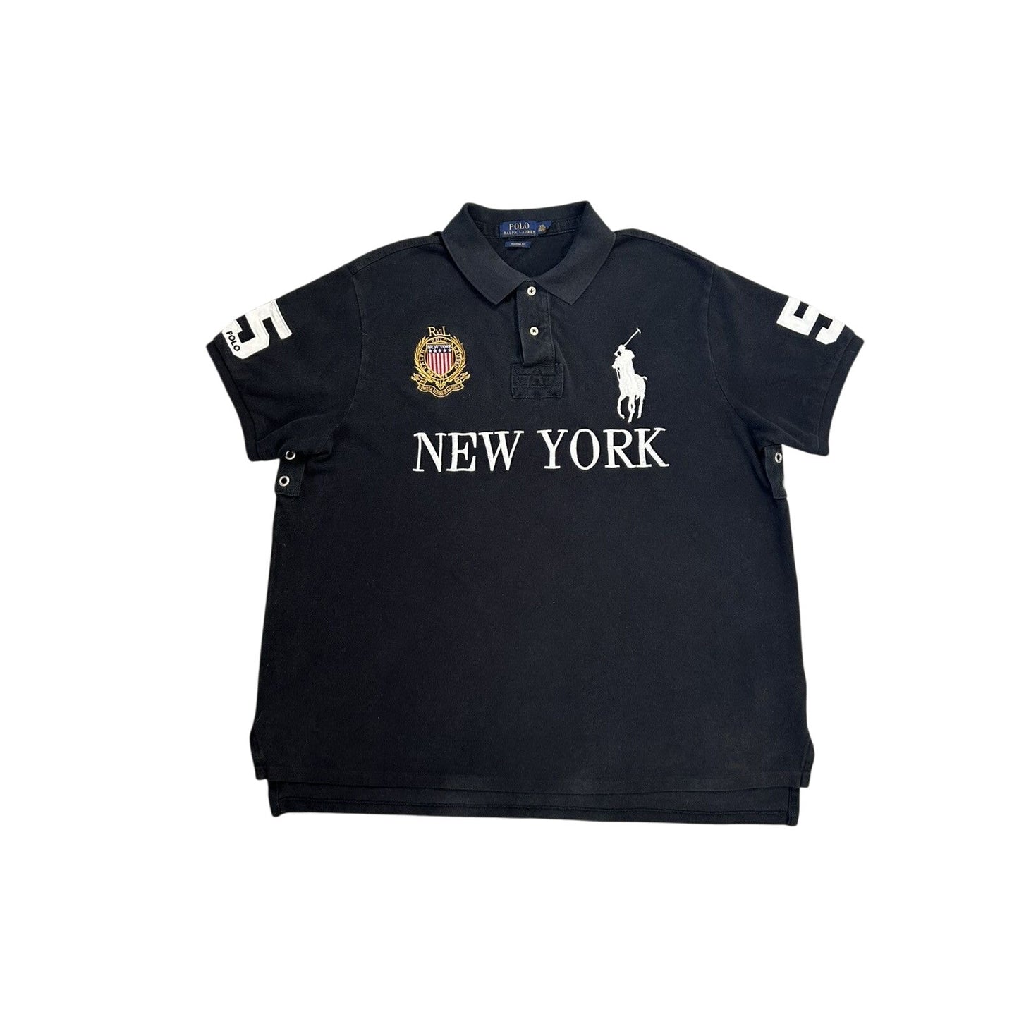 Chief Keef Polo Ralph Lauren New York black Polo T-shirt