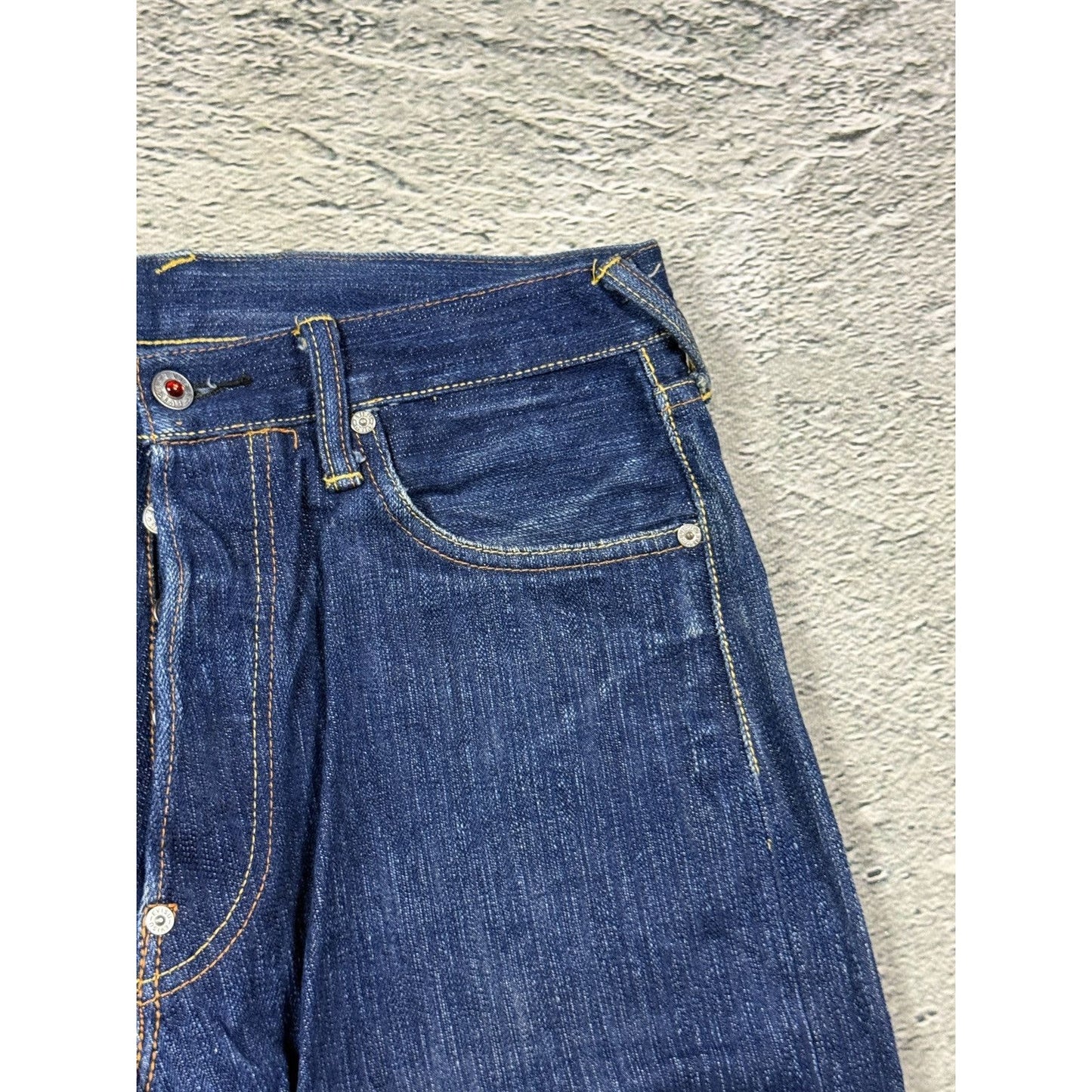 Evisu jeans daicock camo big logo hand painted Y2K