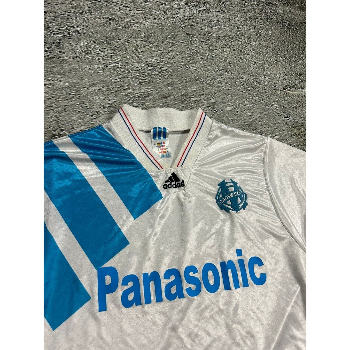 Olympique Marseille Adidas Jersey white vintage 1992 93