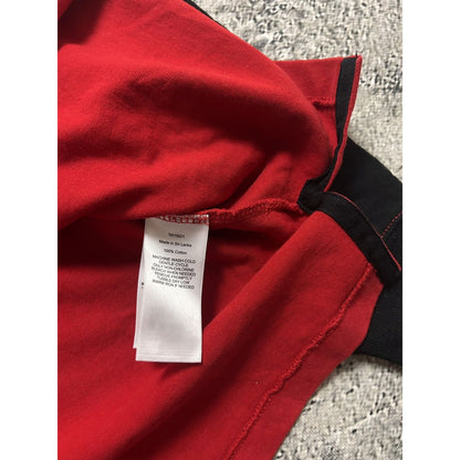Chief Keef Polo Ralph Lauren longsleeve big logo red white