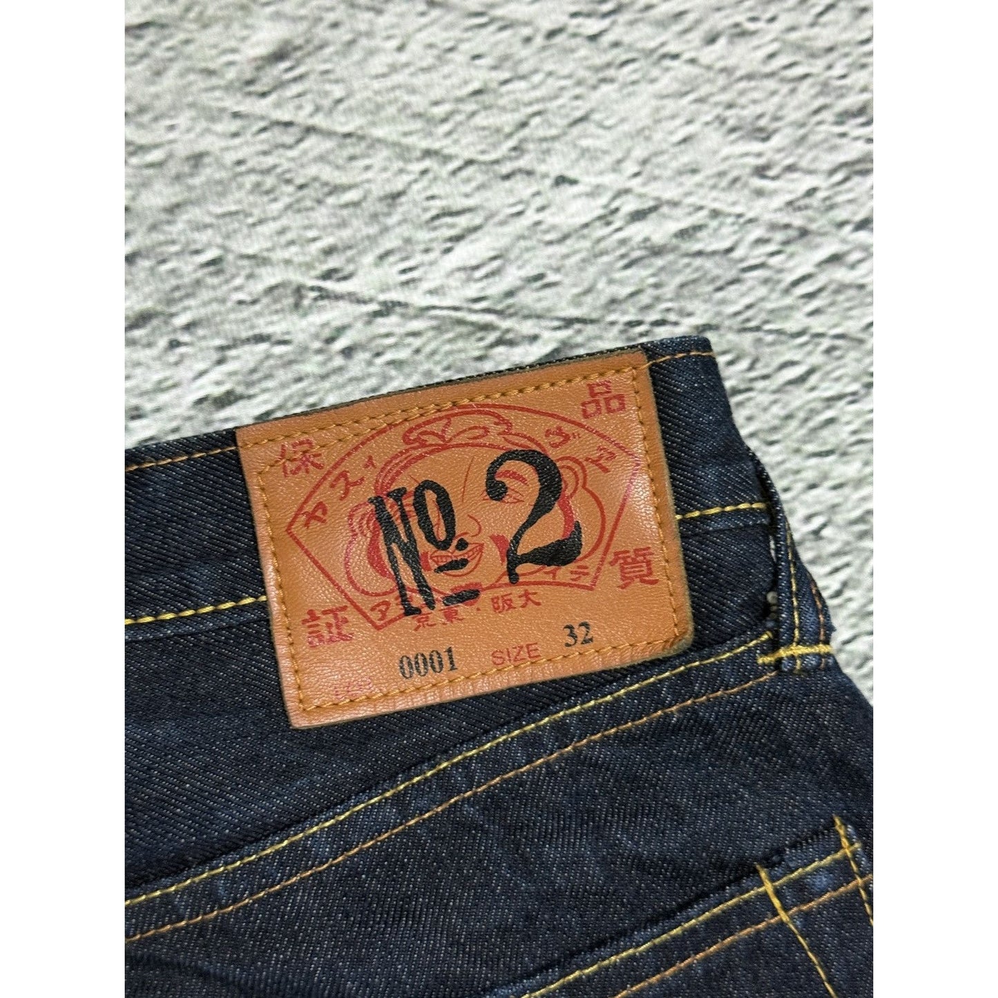 Evisu jeans vintage seagull logo selvedge denim
