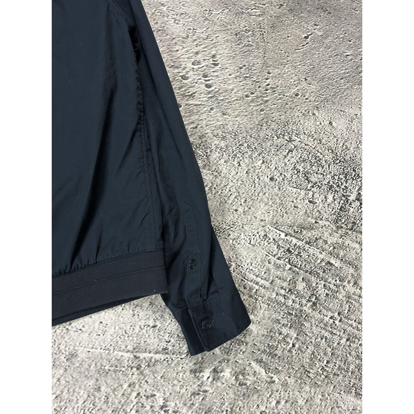 Uniqlo Lemaire Cotton Jacket navy button-up