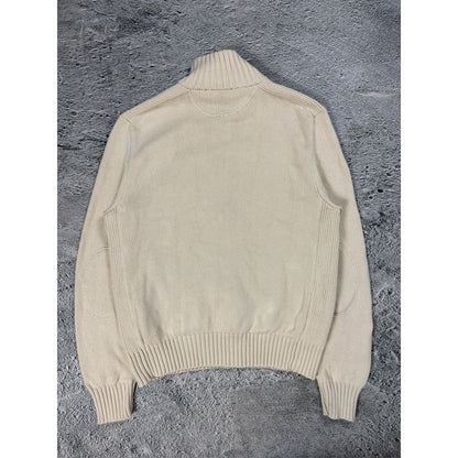 Chief Keef Polo Ralph Lauren zip sweater Beige Big Pony