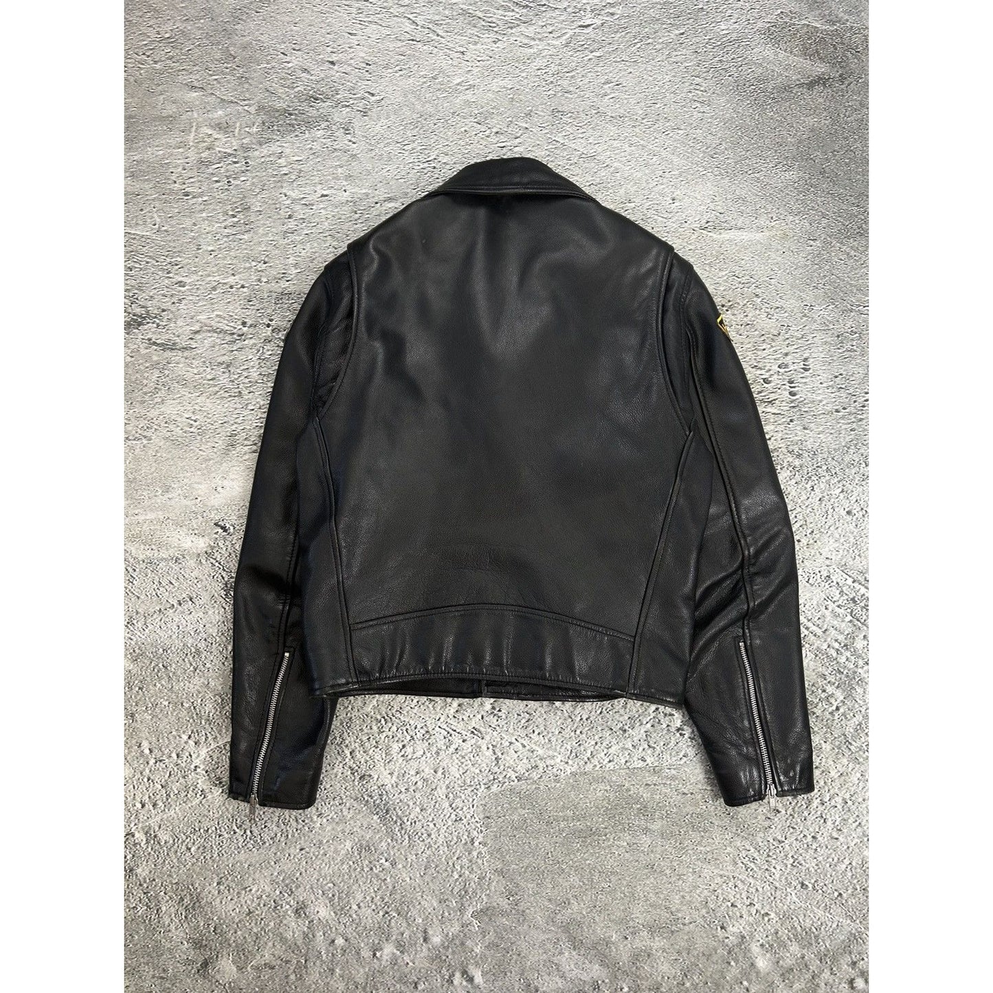BMW leather Jacket vintage black racing highway Hillbilly