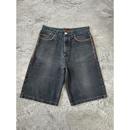 Coogi jorts denim shorts vintage embroidery Y2K