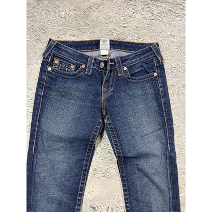 True Religion vintage skinny jeans slim Stella stitching