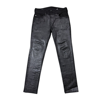 True Religion vintage jeans Waxed black painted Hedi