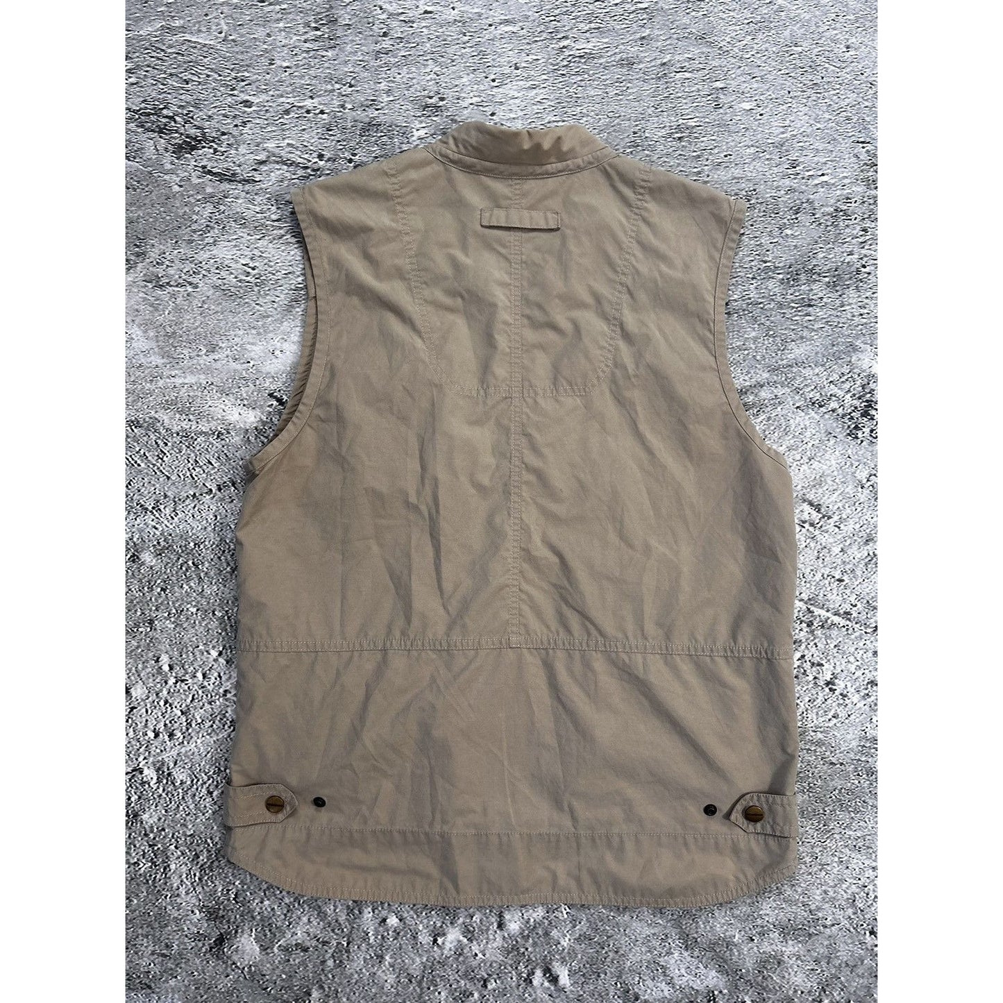 Camel Multipocket Vest Vintage 90s Beige Rare Streetwear