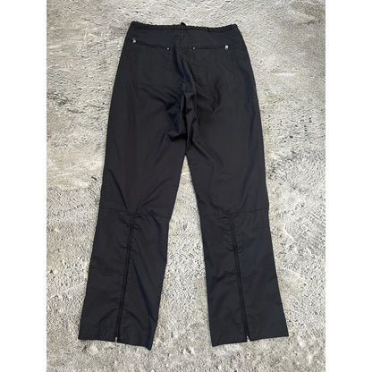 Nike vintage dark grey nylon track pants drill Y2K