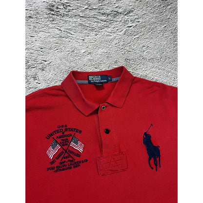 Chief Keef Polo Ralph Lauren vintage red USA big pony