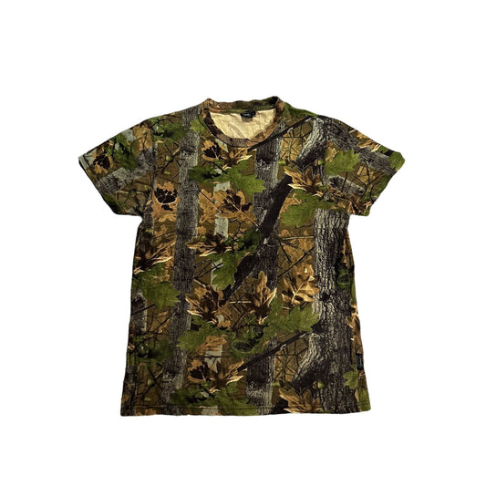 Vintage Real Tree T Shirt Tee Baggy Jack Pyke Military 90s