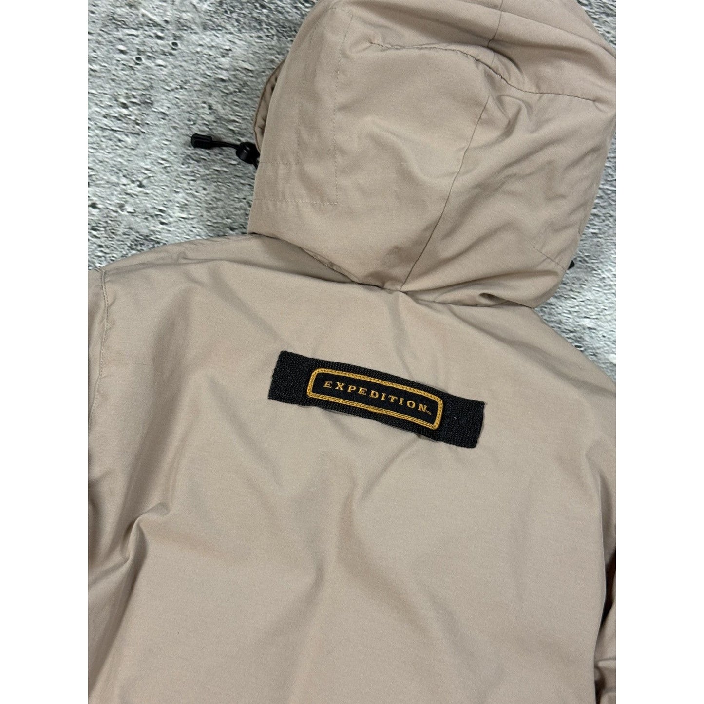 Canada Goose expedition jacket beige puffer no fur
