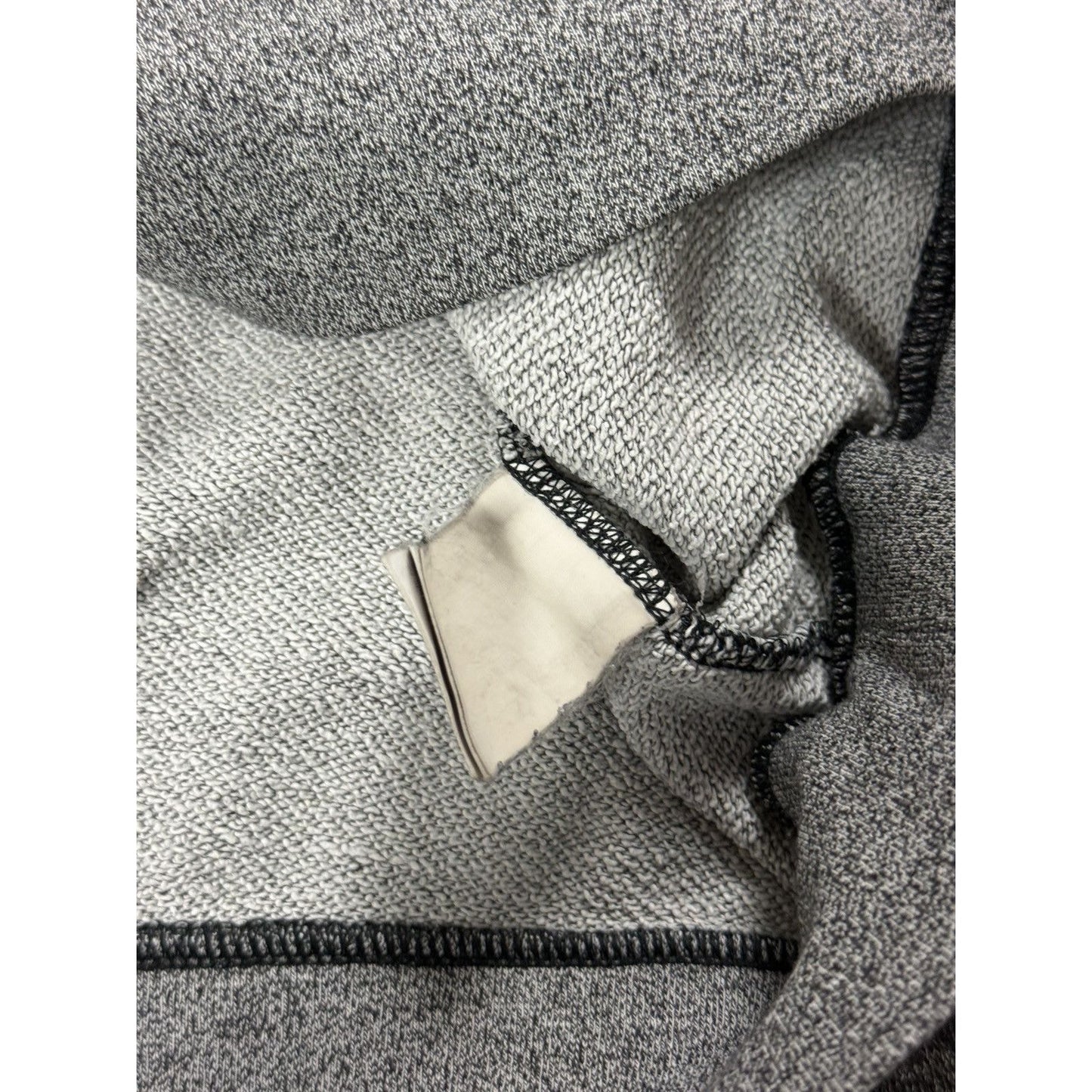 Bape sweatshirt grey big logo spell out black