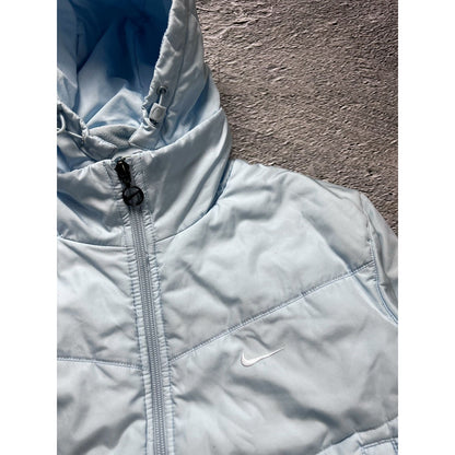 Nike padded jacket vintage baby blue Y2K puffer