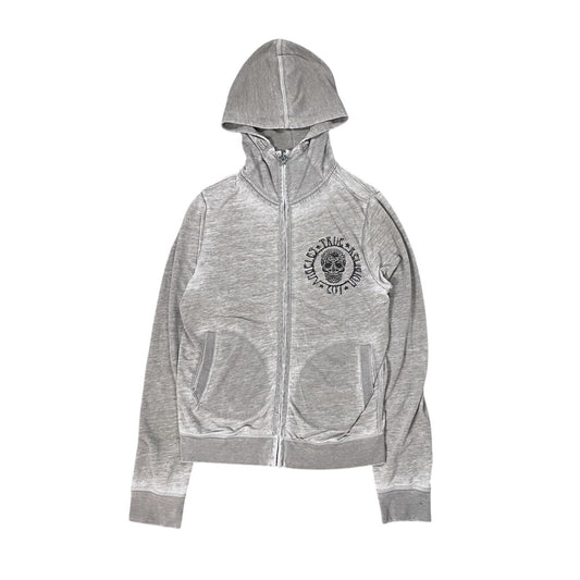 True Religion zip hoodie big logo vintage skulls Y2K