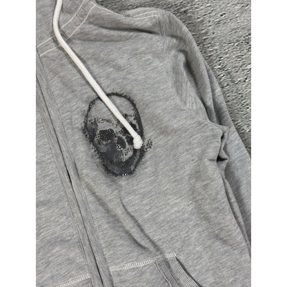 True Religion zip hoodie big logo vintage skulls Y2K