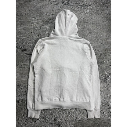 Y2K vintage zip hoodie white big logo opium