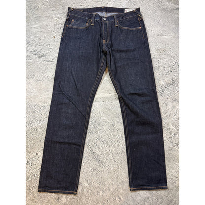 Evisu jeans daicock big logo Red selvedge raw denim Japan