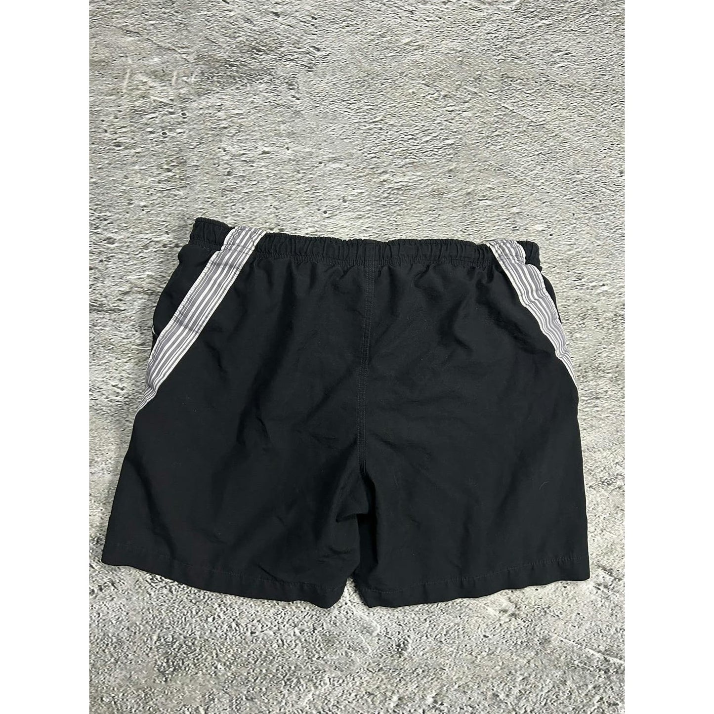 Nike vintage black shorts track pants nylon drill Y2K