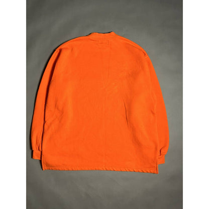 Timberland sweatshirt big logo vintage Orange