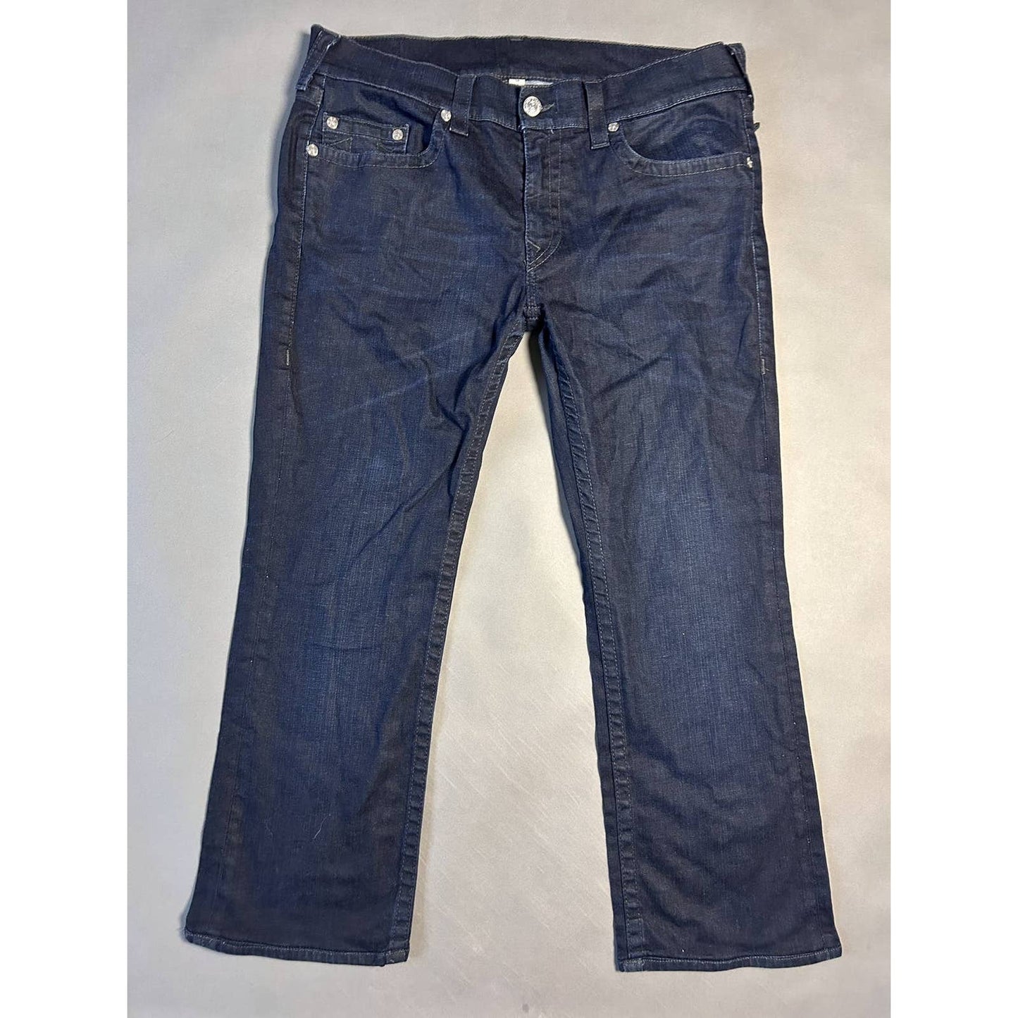 True Religion black dark navy jeans