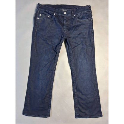 True Religion black dark navy jeans