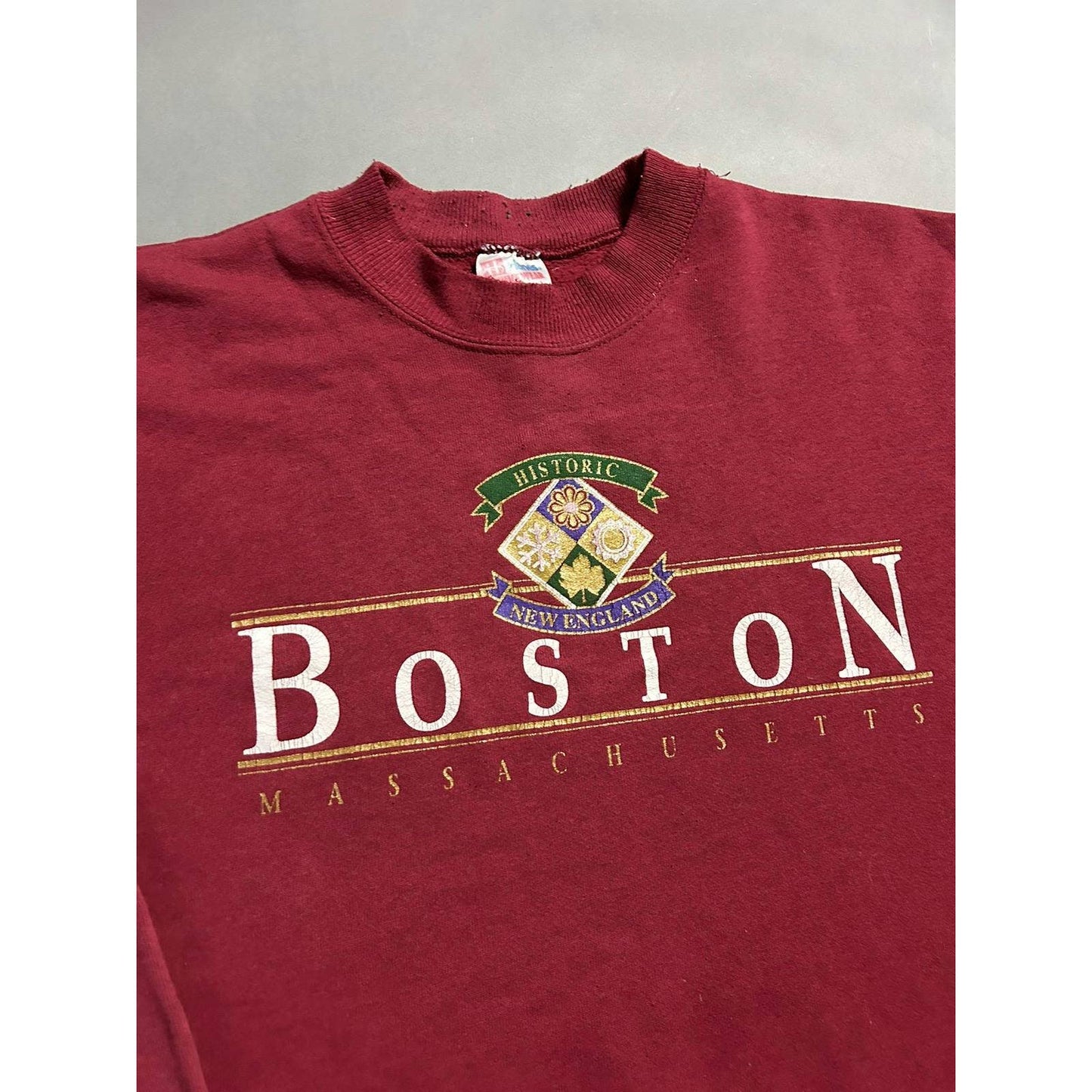 Boston Historic New England vintage sweatshirt Hanes USA