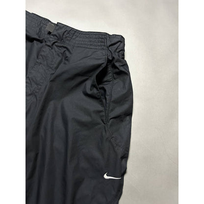 Nike vintage black nylon track pants small swoosh parachute