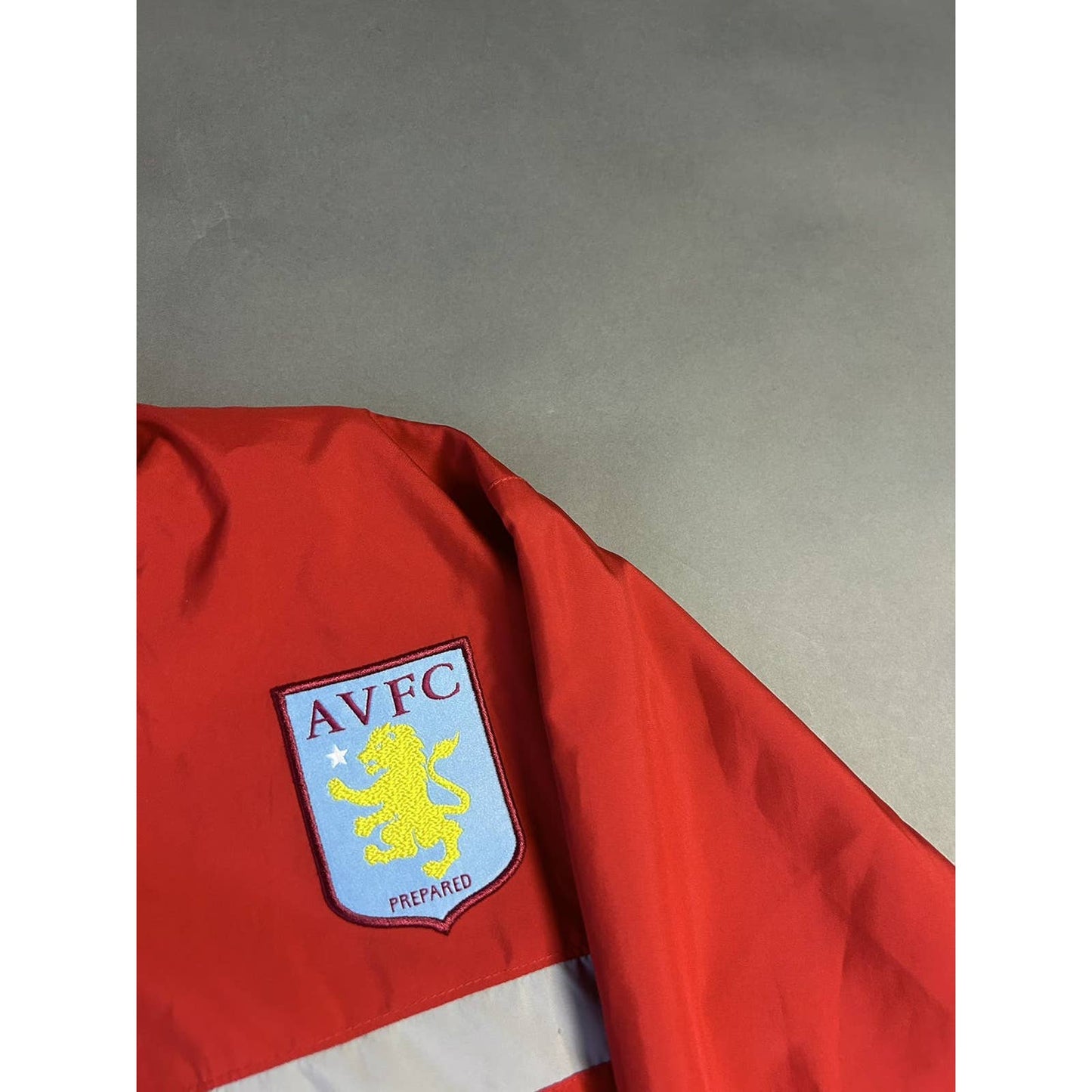 Aston Villa Nike vintage red nylon track jacket