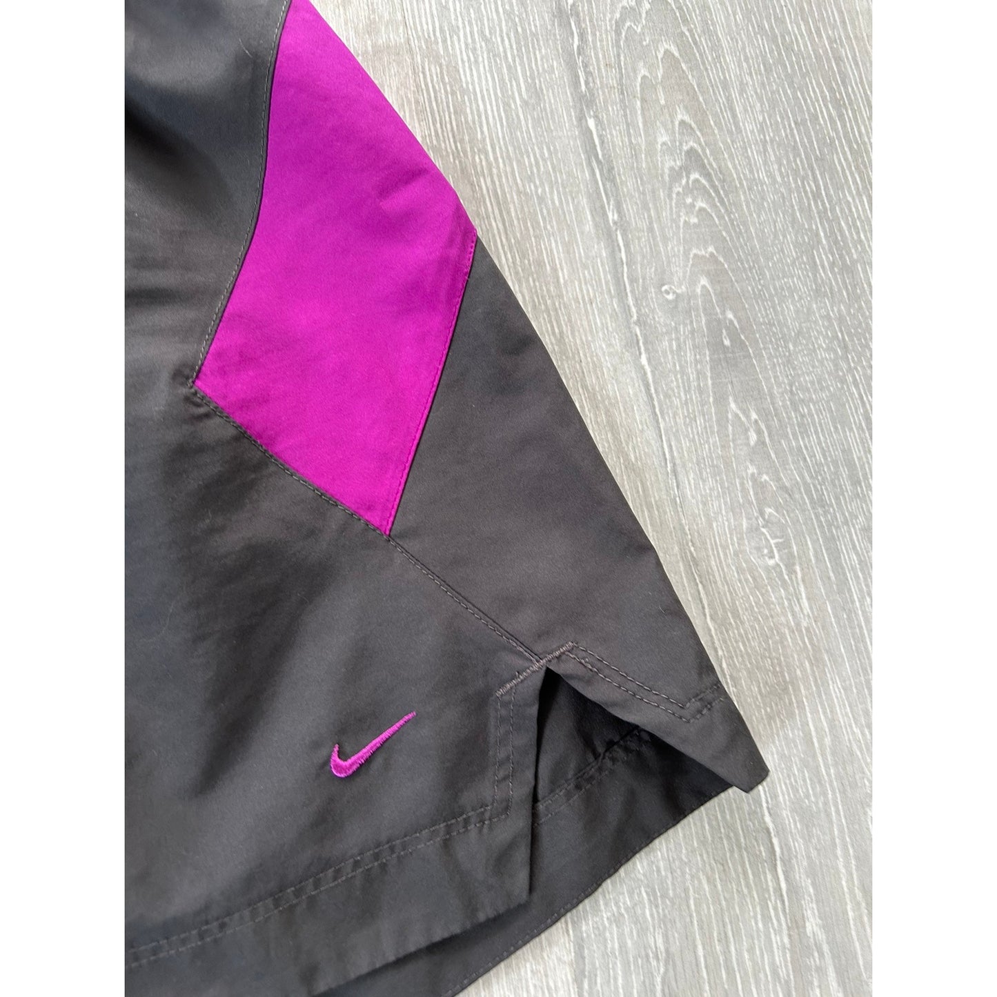 Nike vintage grey purple shorts track pant small swoosh