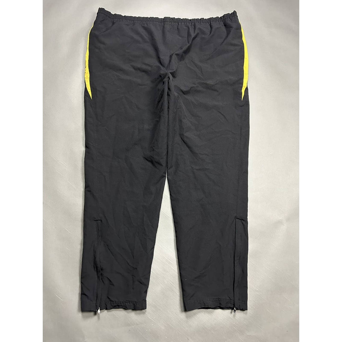 Germany nylon track pants black drill Y2K Deutscher