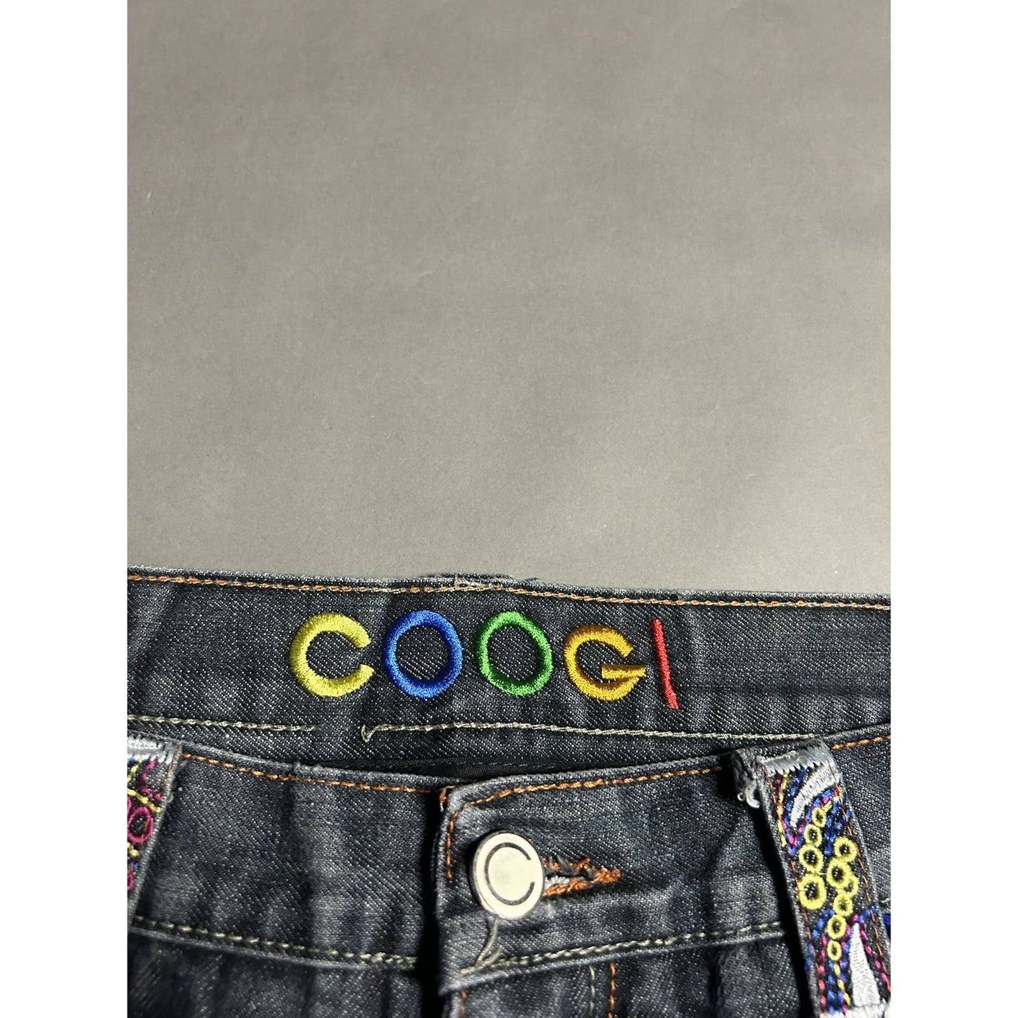 Coogi Australia vintage jeans navy denim pants Y2K big logo