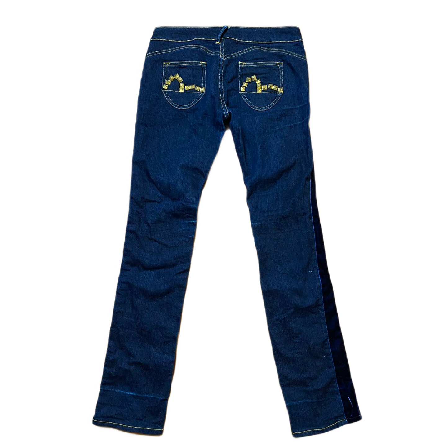 Evisu vintage navy jeans Evisu Genes seagull velour