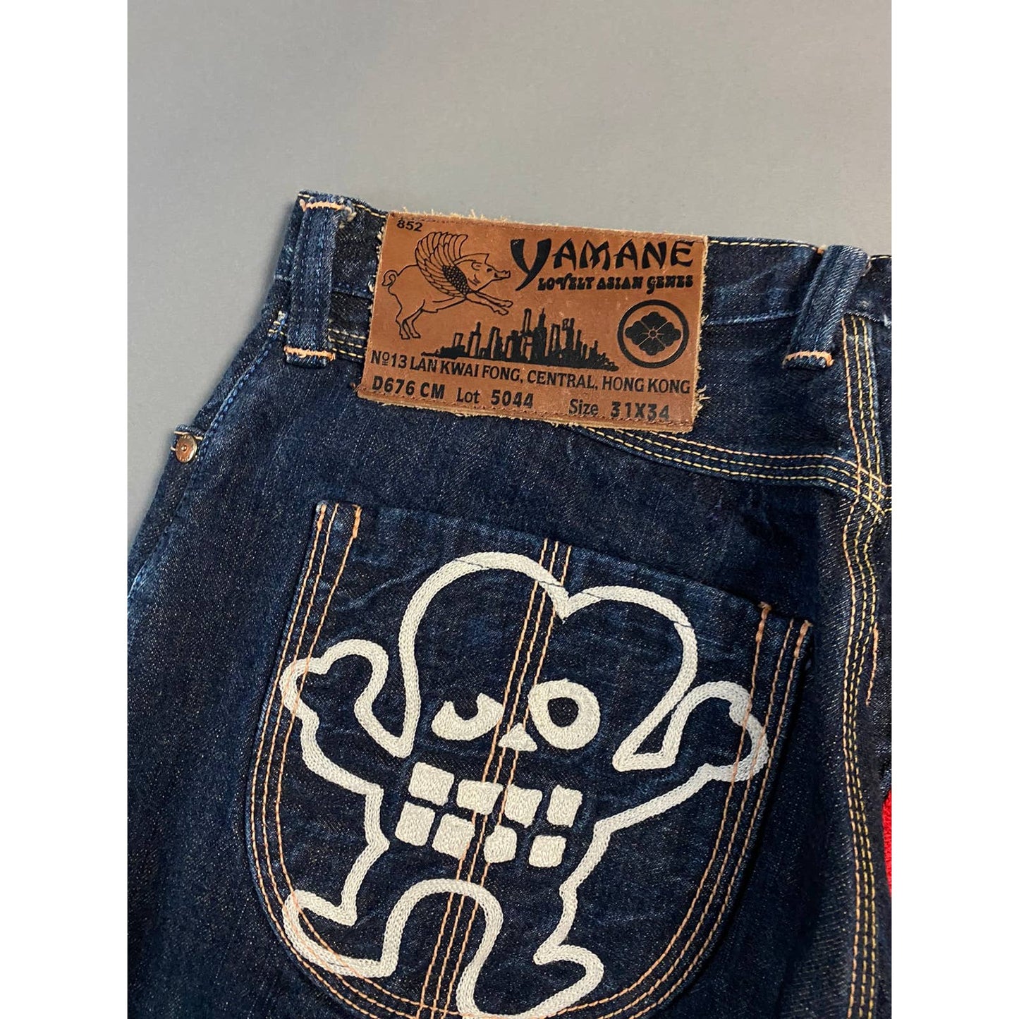 Evisu jeans vintage Yamane Japan Picasso design selvedge