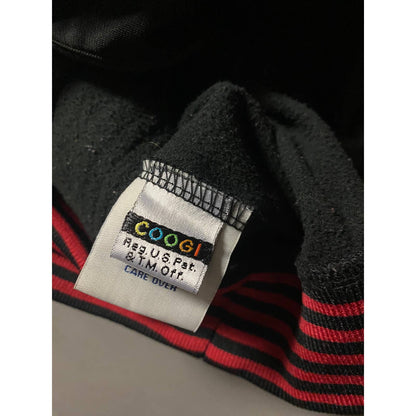Coogi zip sweatshirt vintage red black Australia Y2K