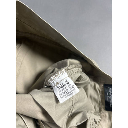 Yves Saint Laurent vintage beige YSL big chino pants