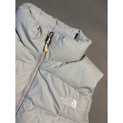 The North Face vintage grey puffer vest 700 nuptse