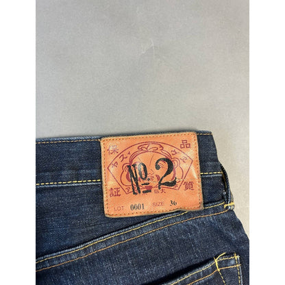 Evisu jeans daicock big logo gold selvedge denim Japan