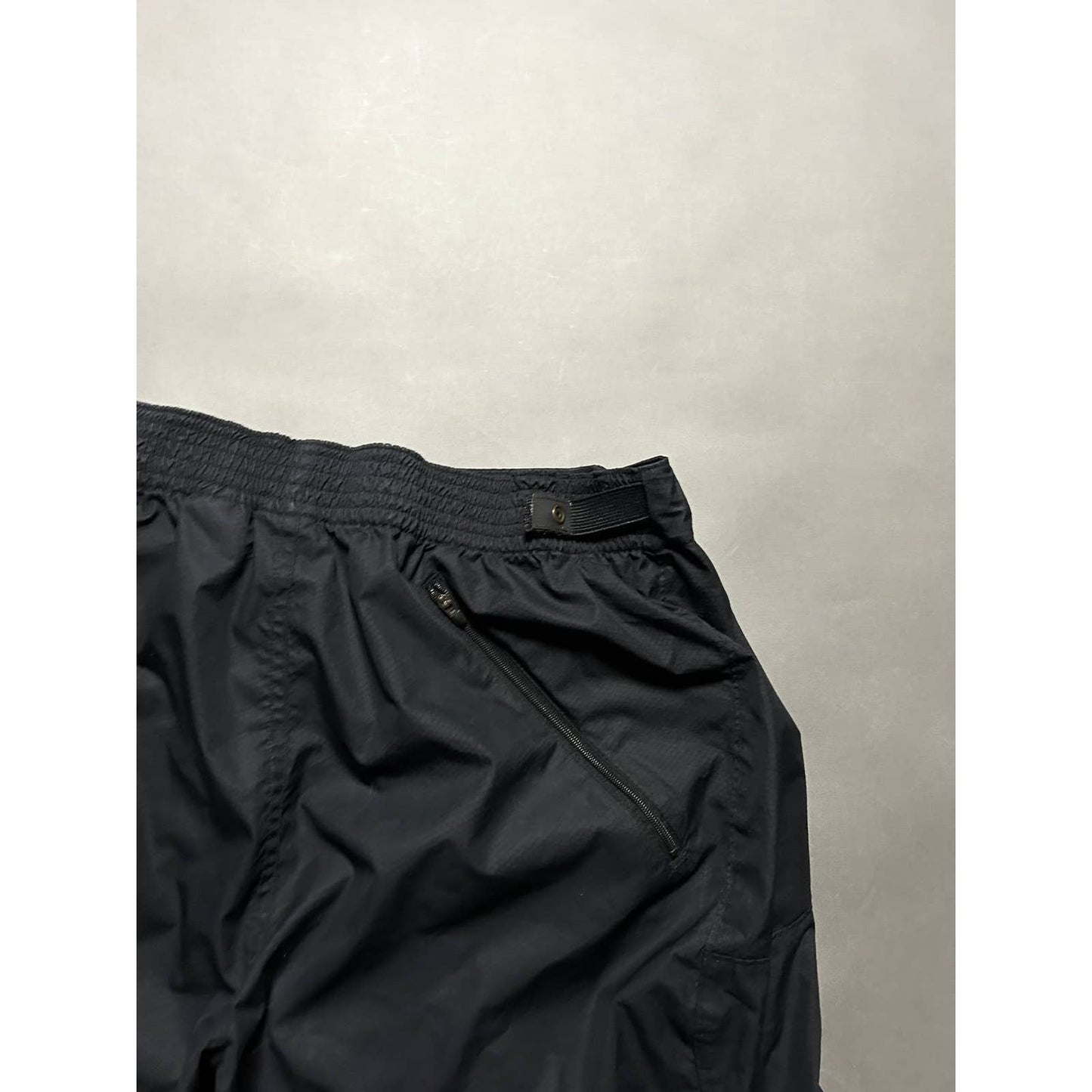 Nike vintage black nylon track pants small swoosh parachute