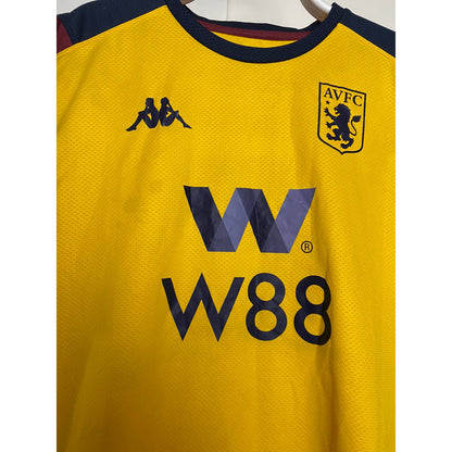 Aston Villa Jersey yellow kit Kappa W88