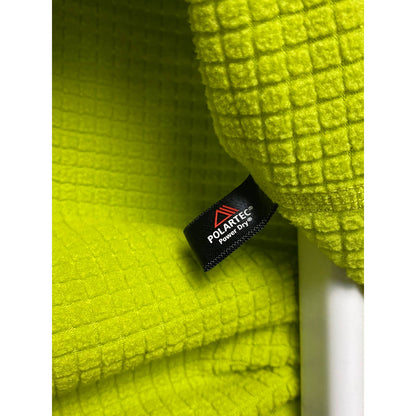 Patagonia vintage neon green fleece half zip