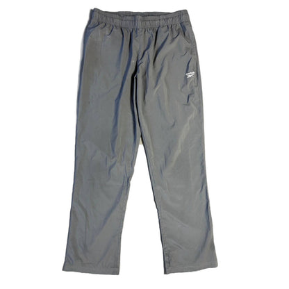 Reebok nylon track pants parachute grey