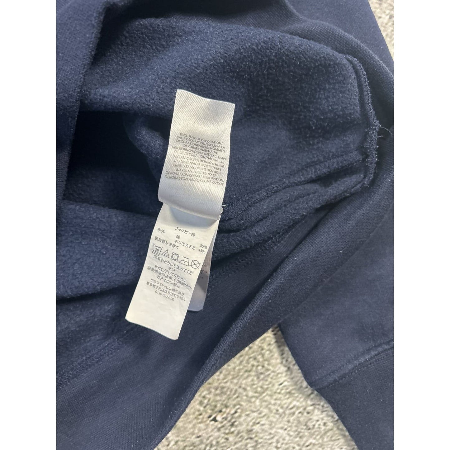 Polo Bear Crewneck Sweatshirt Ralph Lauren navy