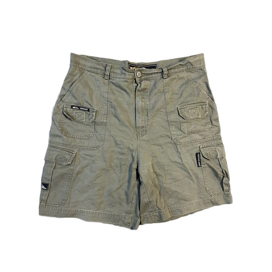 Quiksilver shorts cargo khaki Y2K vintage surf