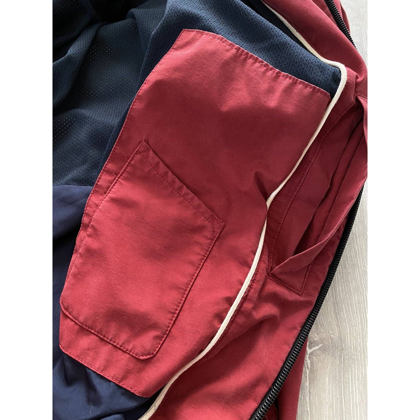 Timberland vintage waterproof jacket red