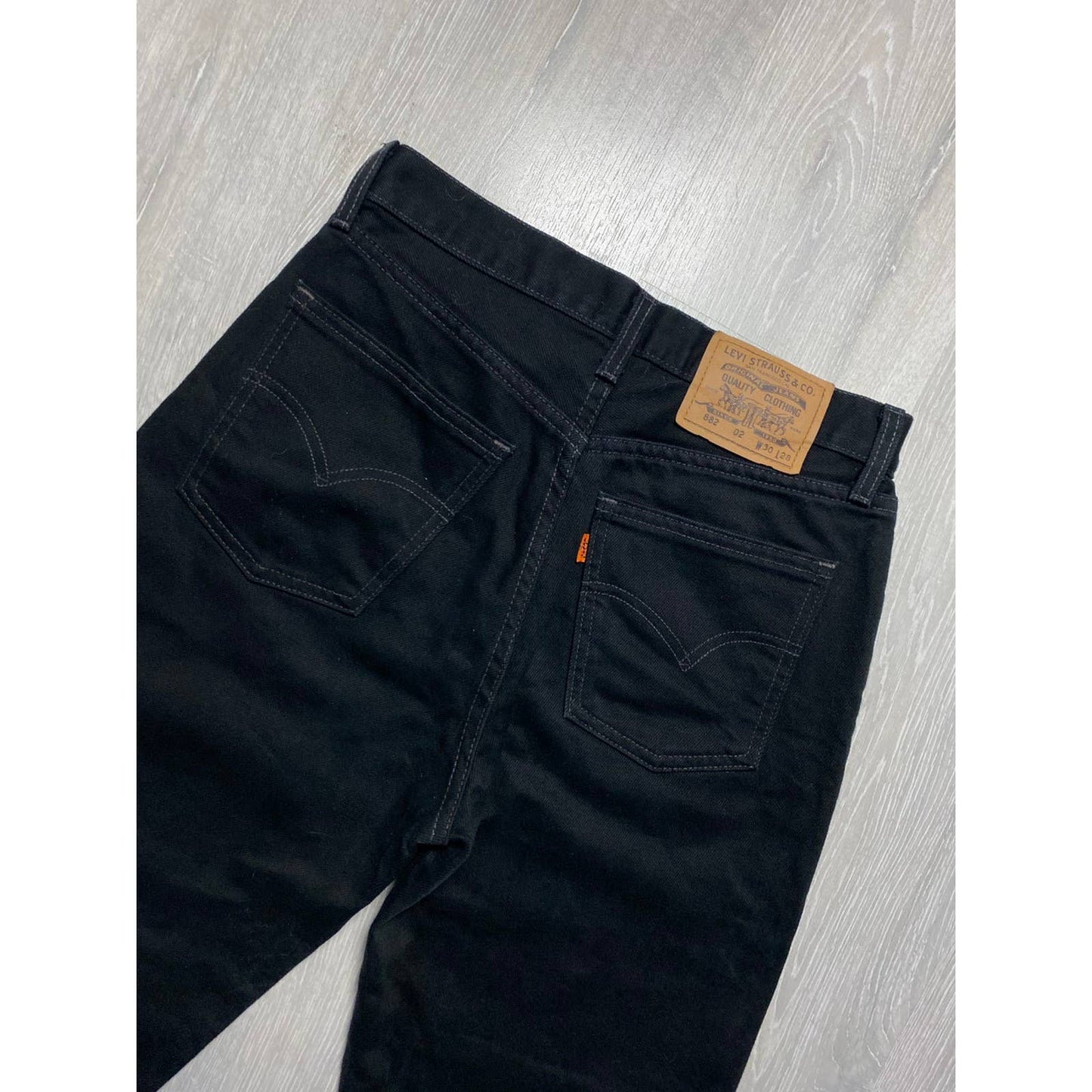 90s Levi’s 882 02 vintage Orange tab black jeans denim pants