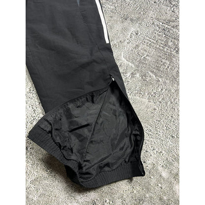 Adidas vintage black track pants small logo 2000s